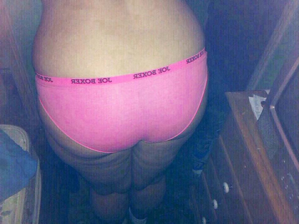 19P Tiny Joe Boxer panties on pigs fat ass
