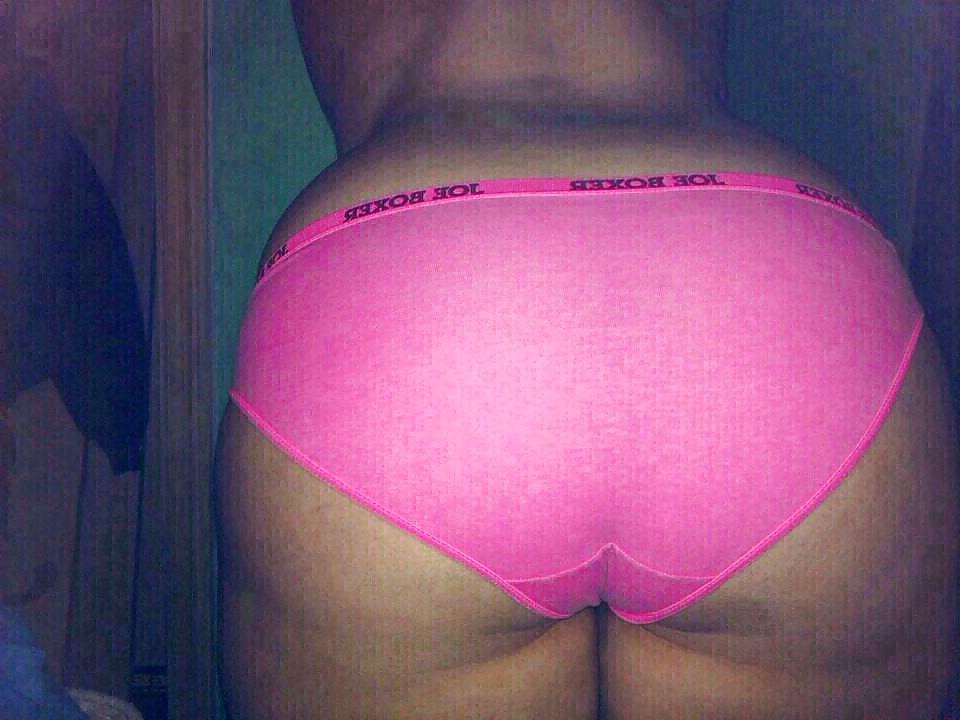 19P Tiny Joe Boxer panties on pigs fat ass