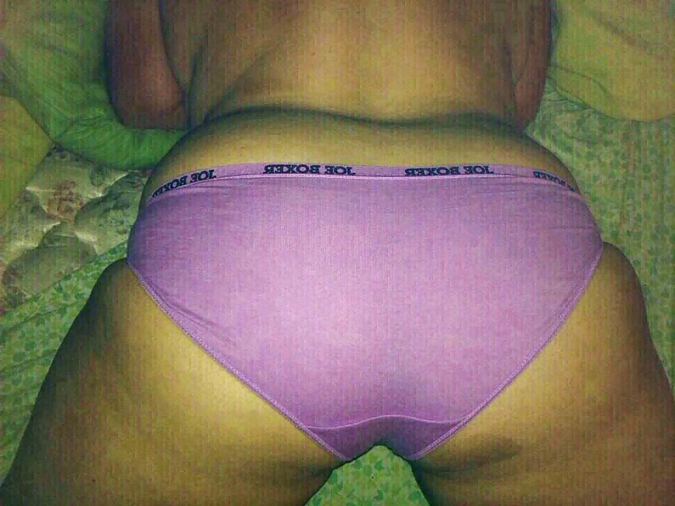 19P Tiny Joe Boxer panties on pigs fat ass