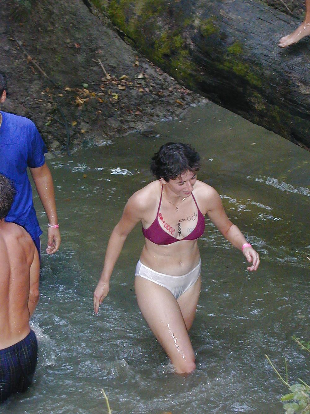 10P BEACH voyeur public nudity outdoor mature wives pussies