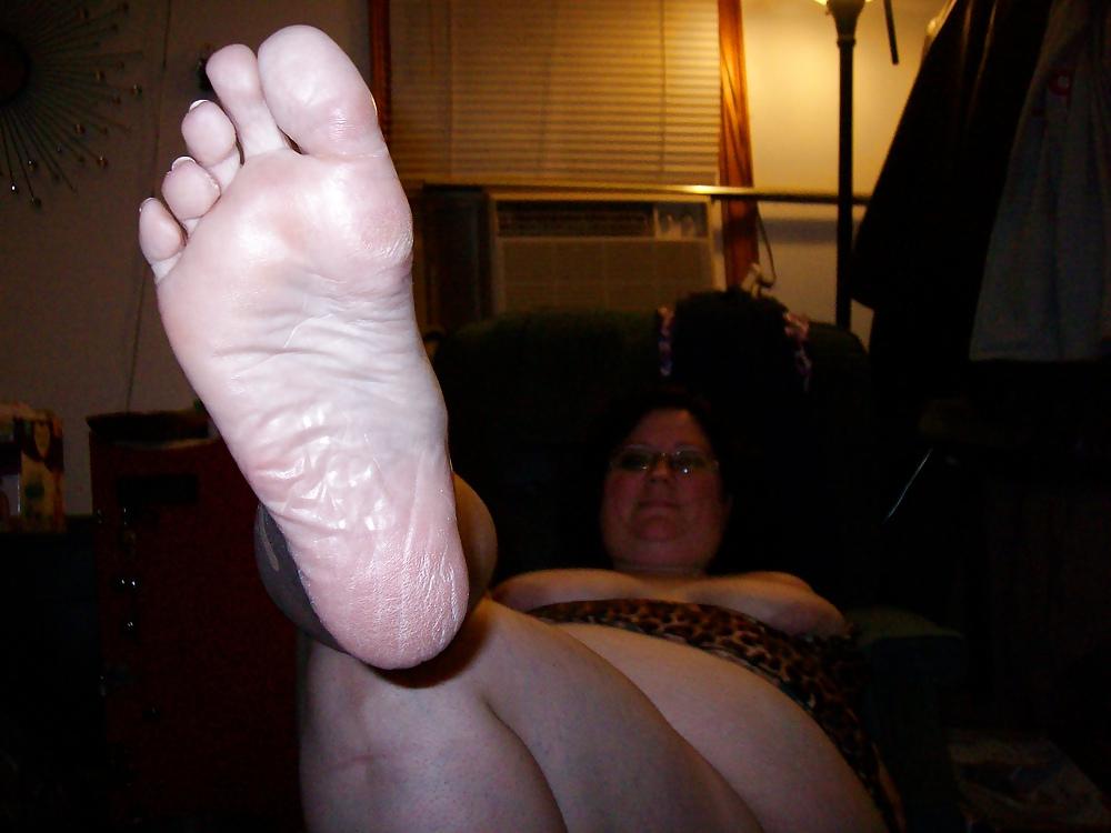 25P My Cock Gobbler Wifes Sexy Fat Feet