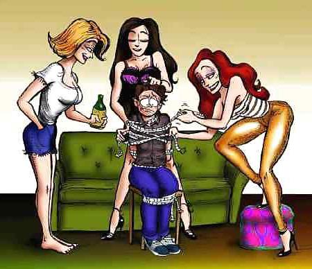 25P Femdom Art and Cartoons