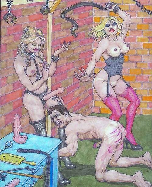25P Femdom Art and Cartoons