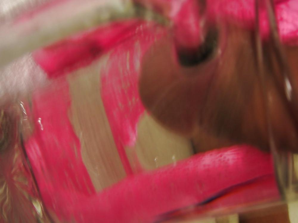 25P Pink Thong & Water Cumshot
