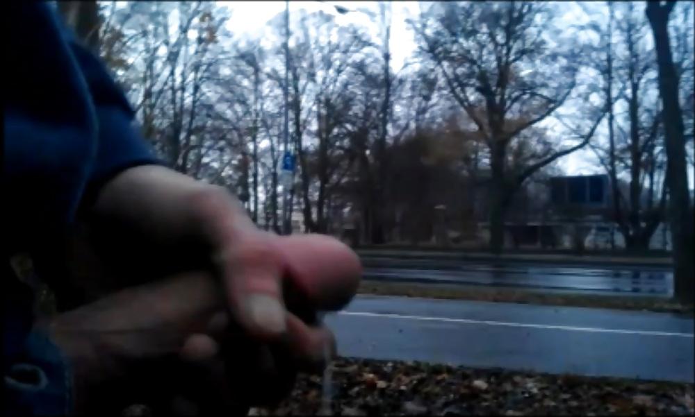 5P REAL Public Cumshot