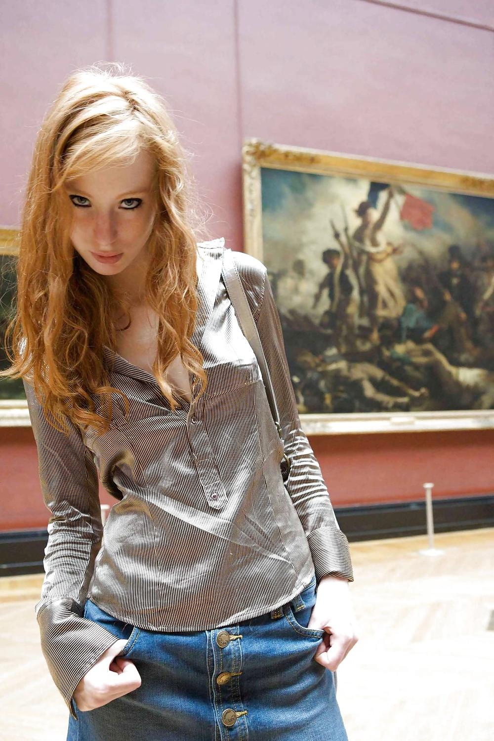 25P Redhead Teen Girl