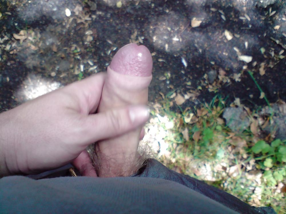 6P Me wanking in the woods