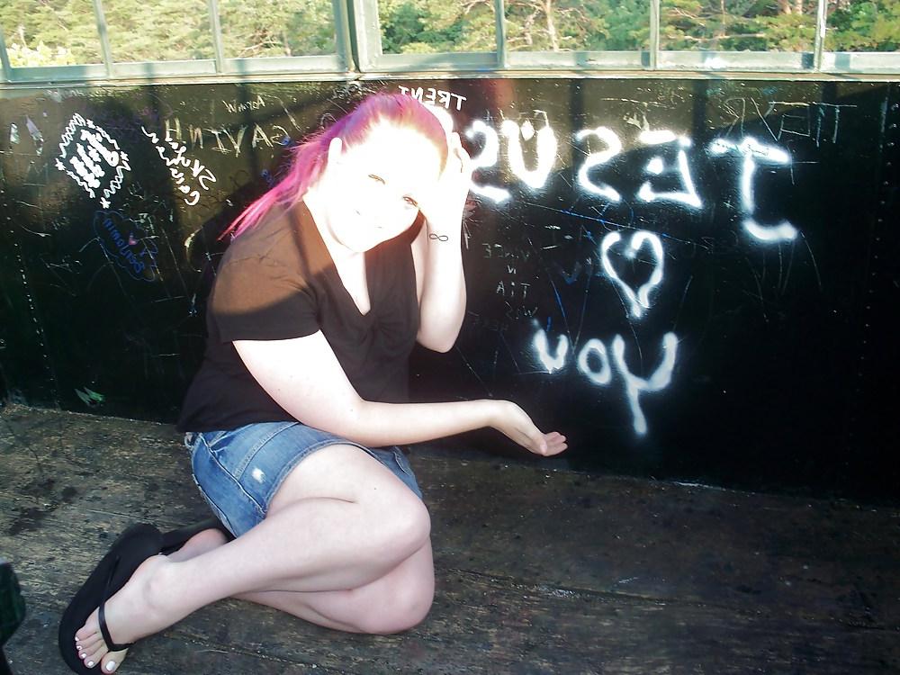 25P Fun Day At Park With Freaky Pink Haired Ex-Wife