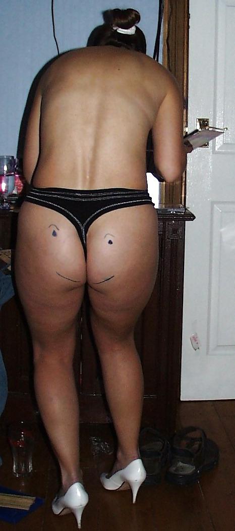25P Collection of round, curvy ass shots taken of my ex wife. 