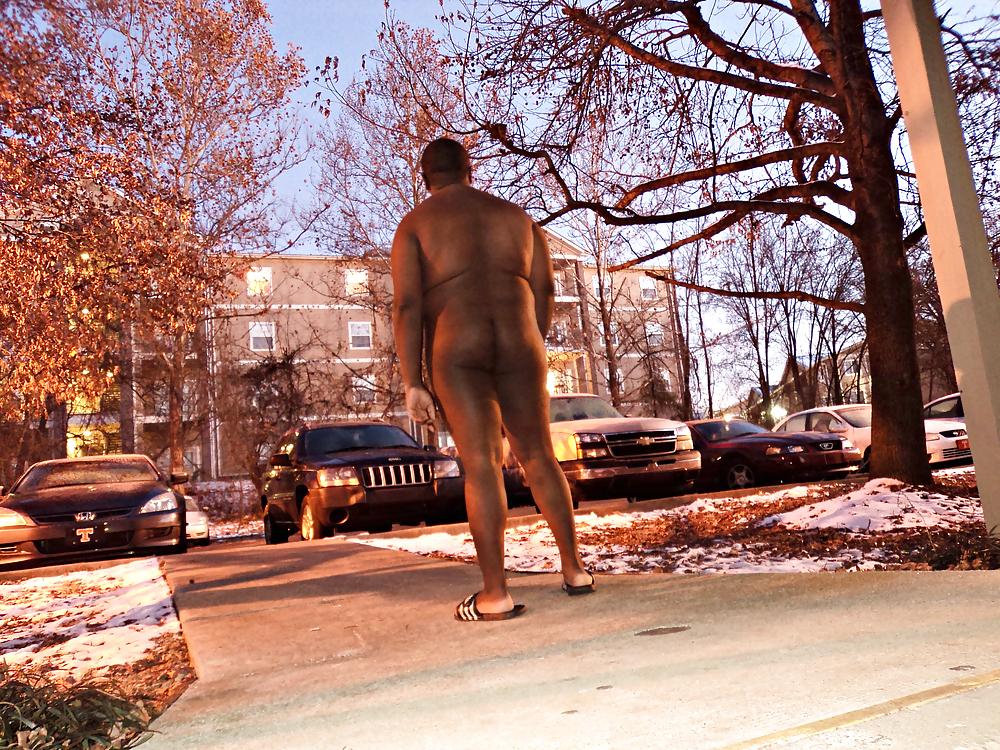 6P Outdoor winter nudity
