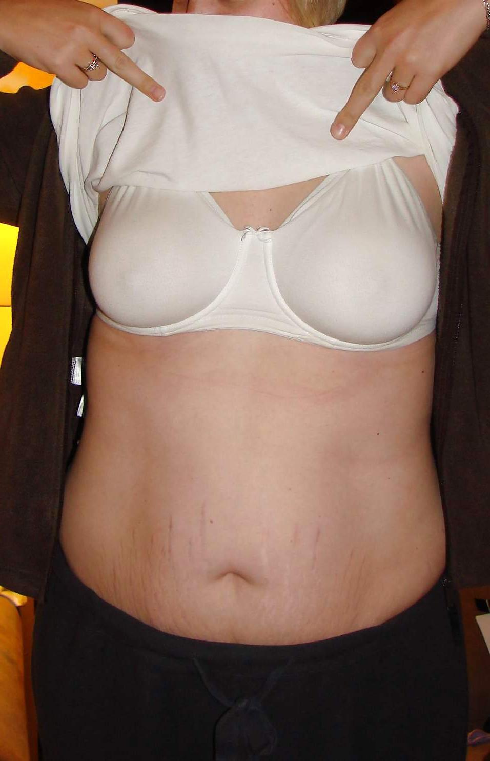 15P Wife giving me the finger tits in the background..