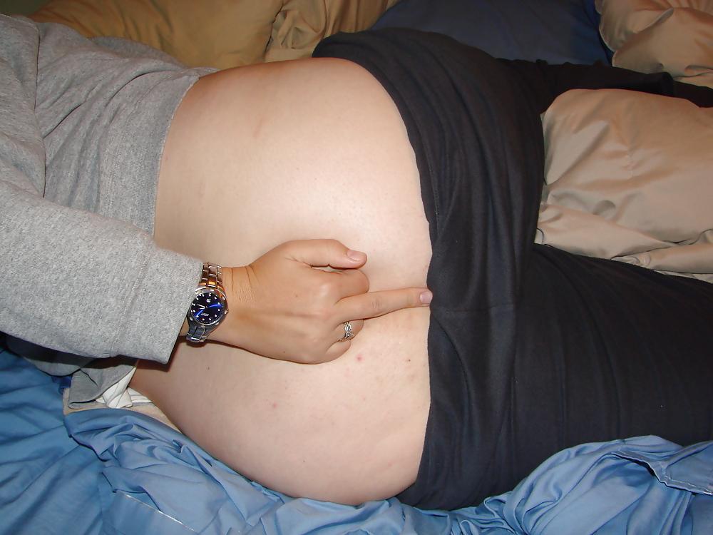 15P Wife giving me the finger tits in the background..