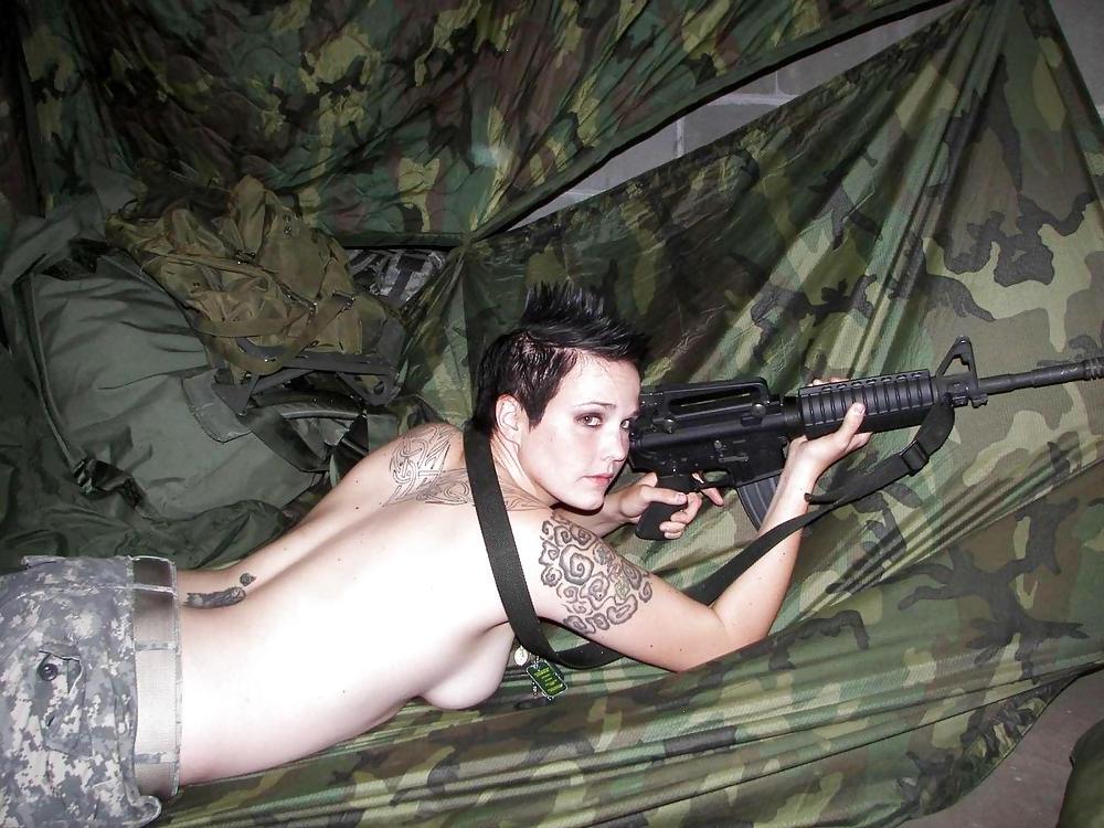 25P Busty Army Girls