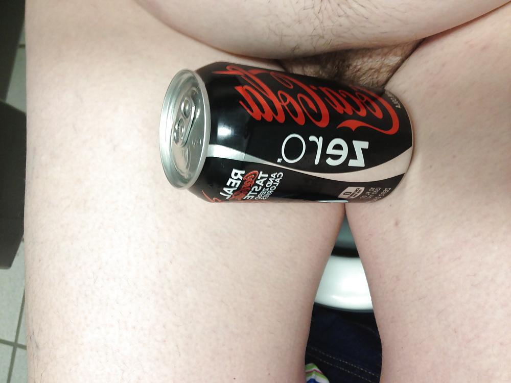25P Fat hairy pussy stuffed with soda can and shops for 3 hrs