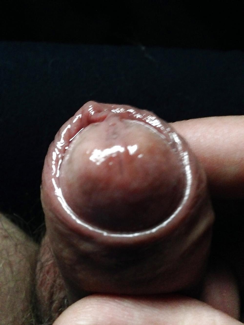 6P Nice big hard fat cock spewing pre cum out