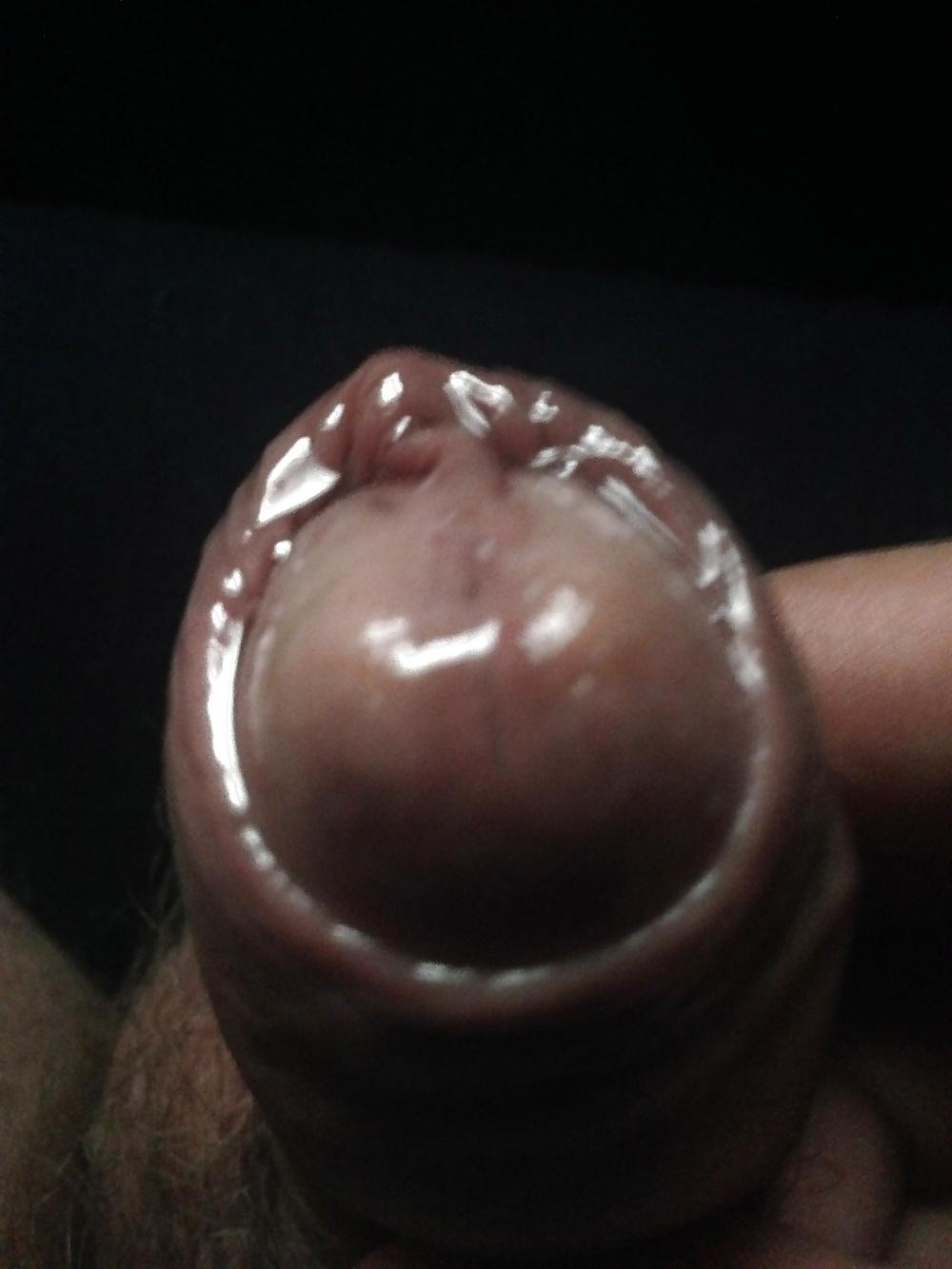 6P Nice big hard fat cock spewing pre cum out