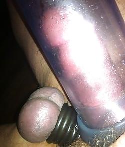 9P Spätabendspaß mit ein paar Gummiringen und meiner Pumpe
