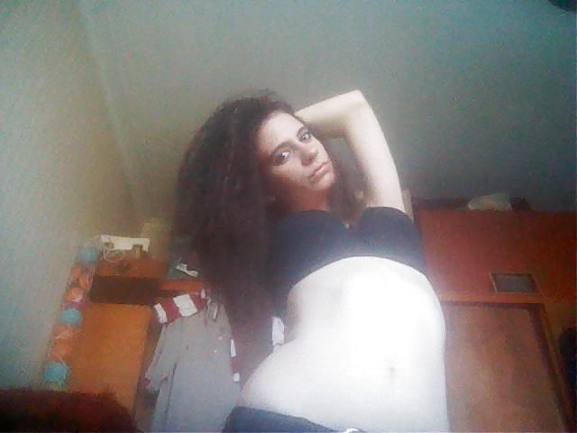 18P Long Legged Curly Slut