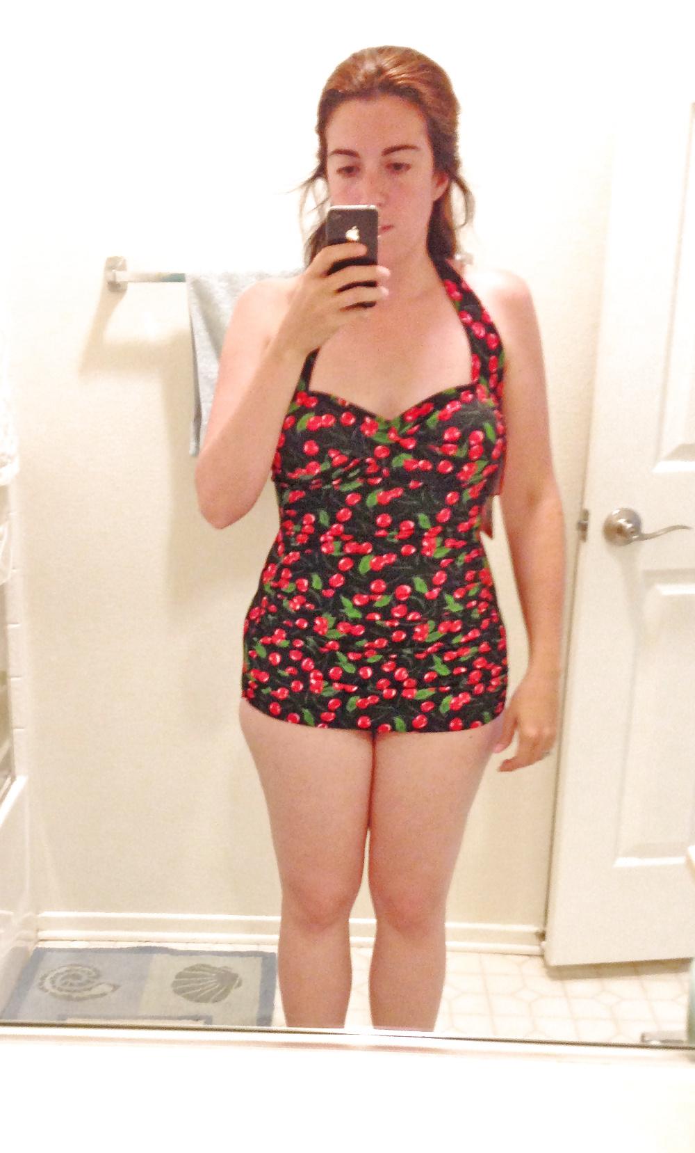 17P Brunette Wife Rocio In Her Bathing Suit
