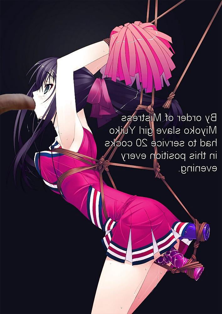 8P Anime Girls spielen mit einem echten Schwanz (mit Bildunterschriften) – Nr. 45