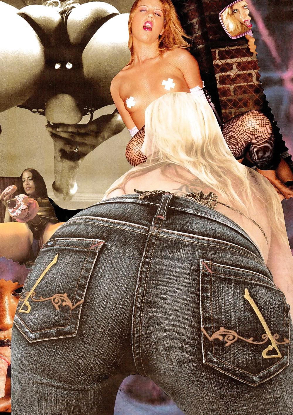 25P Sexy Bums In Tight Jeans