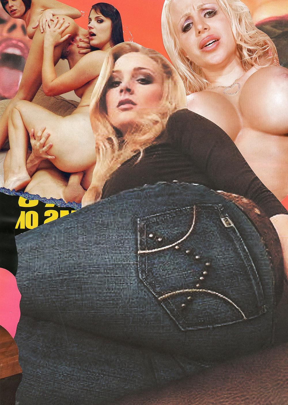 25P Sexy Bums In Tight Jeans
