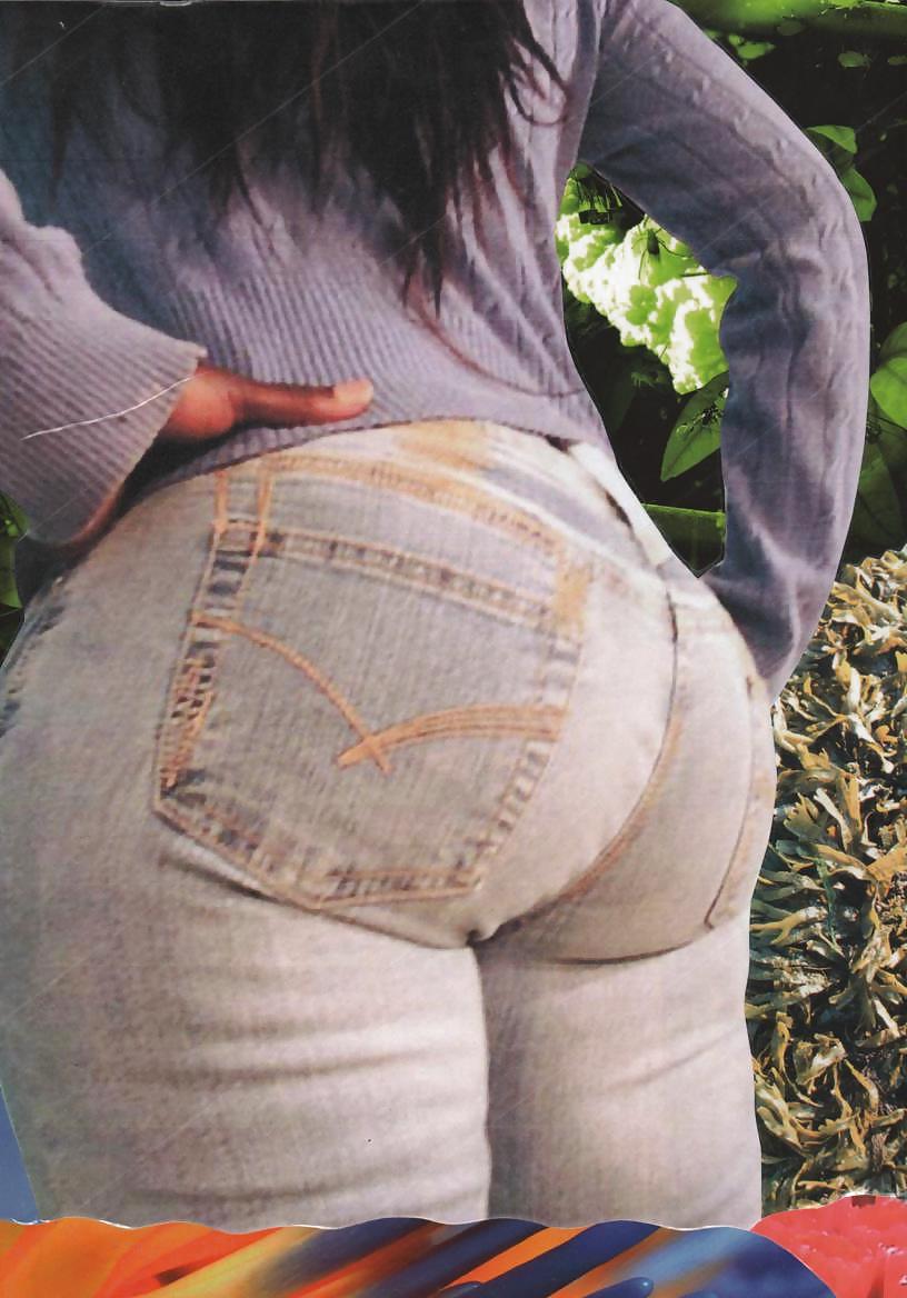25P Sexy Bums In Tight Jeans