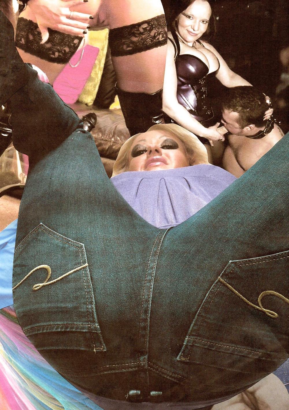 25P Sexy Bums In Tight Jeans