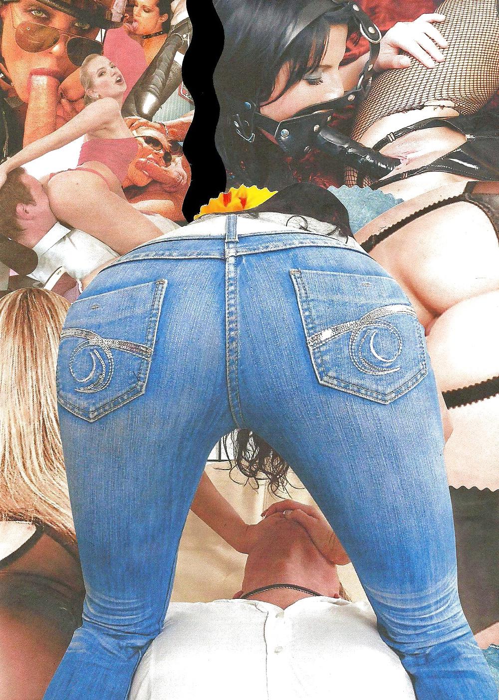 25P Sexy Bums In Tight Jeans