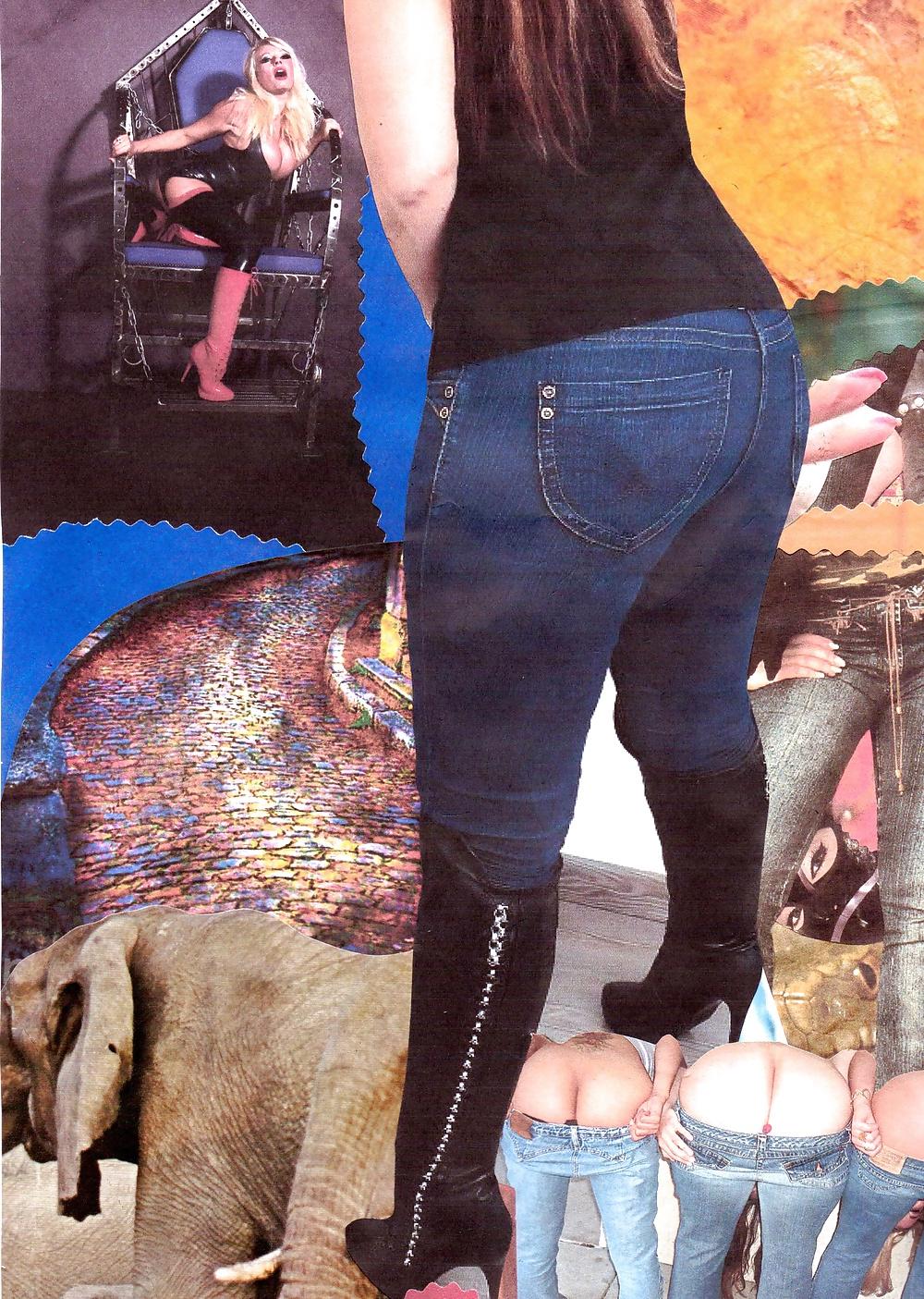 25P Sexy Bums In Tight Jeans