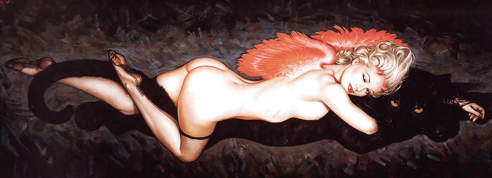 25P Erotic Art Selections - Olivia