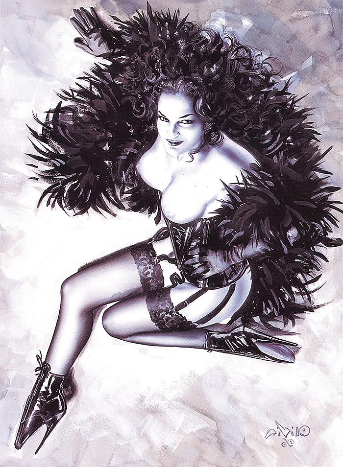 25P Erotic Art Selections - Olivia