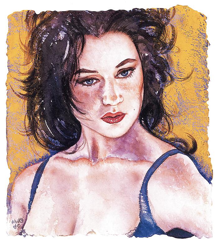 25P Erotic Art Selections - Olivia