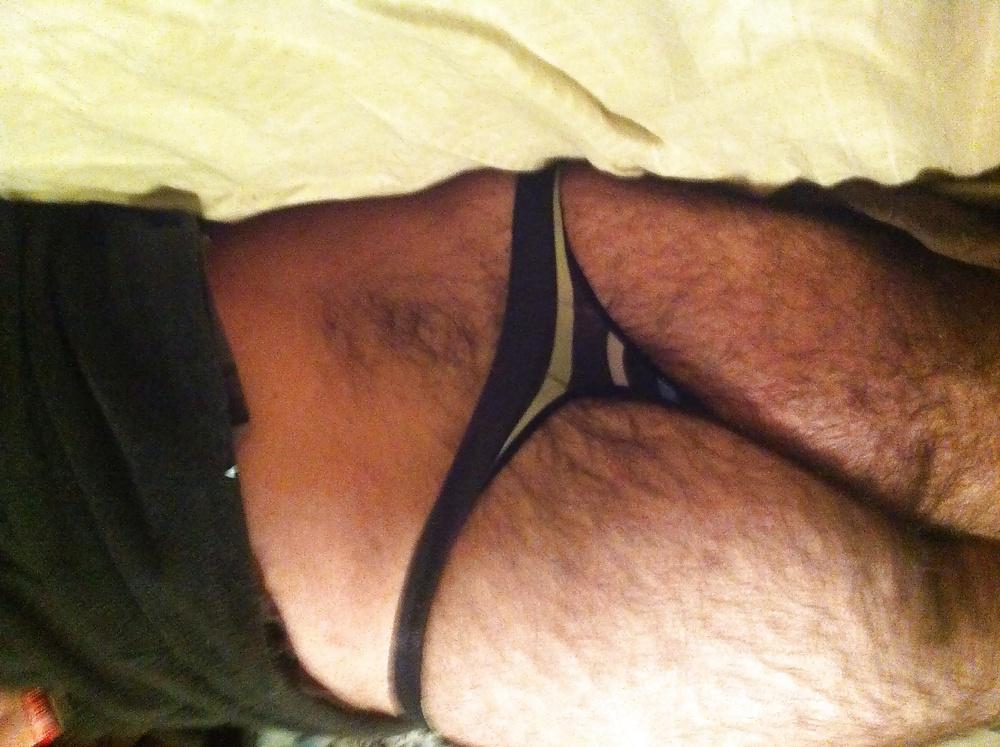 4P Striped thong