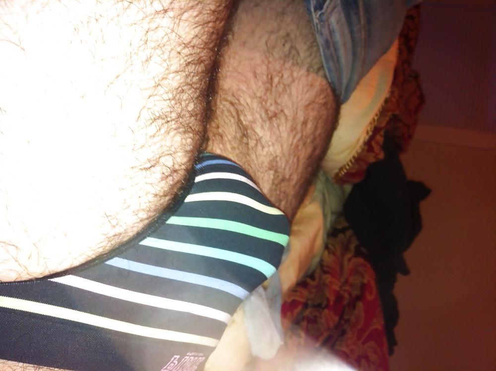 4P Striped thong