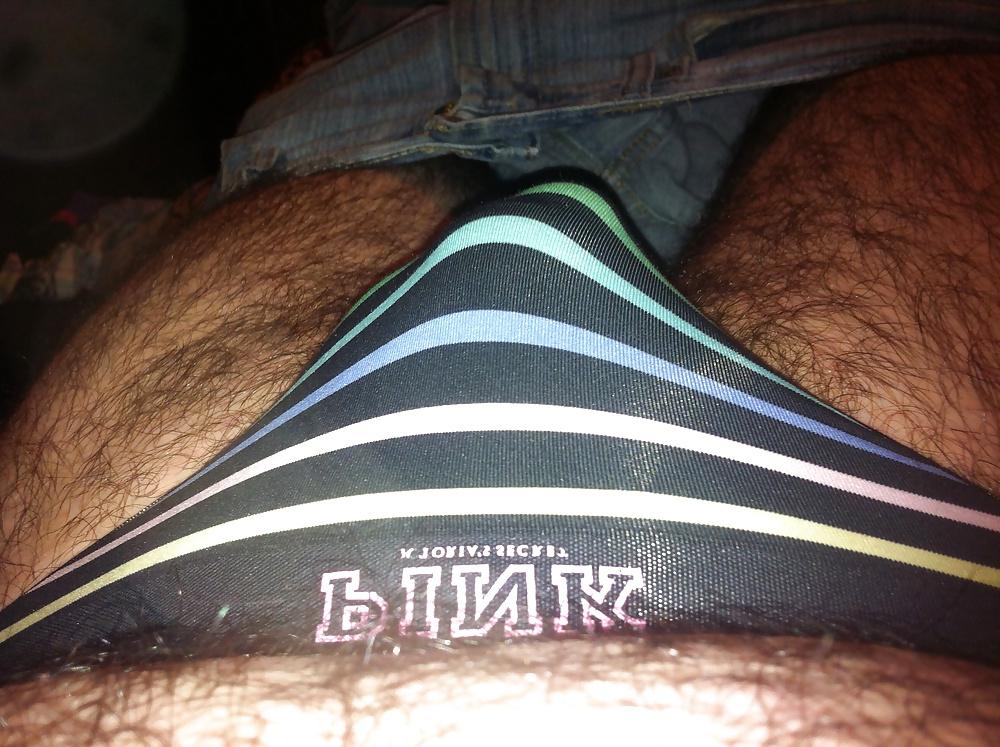 4P Striped thong