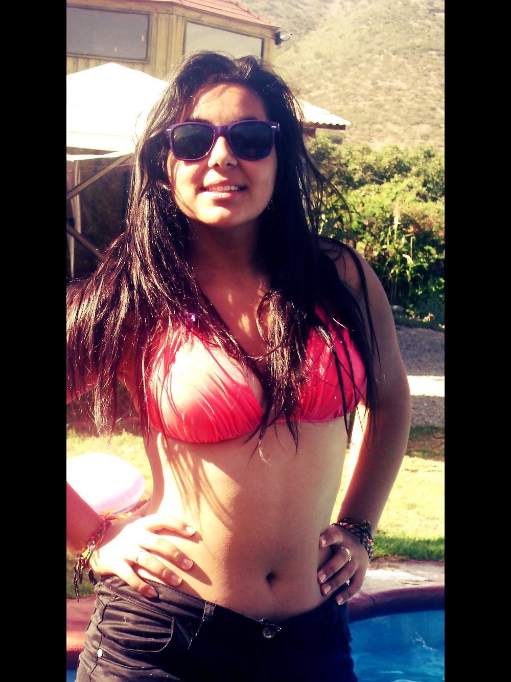 25P Francisca Colegiala Chilena Caliente Teen Hot Chilean
