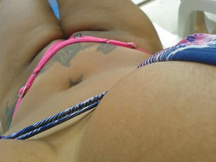 25P Hot brazilian wife in bikini, shorts and skirts