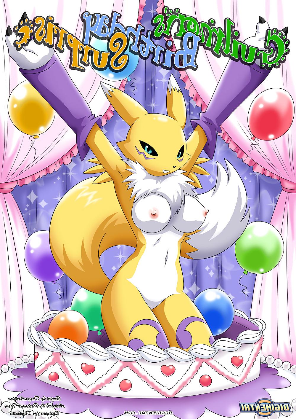 16P Digihentai-Guilmon Birthday Surprise