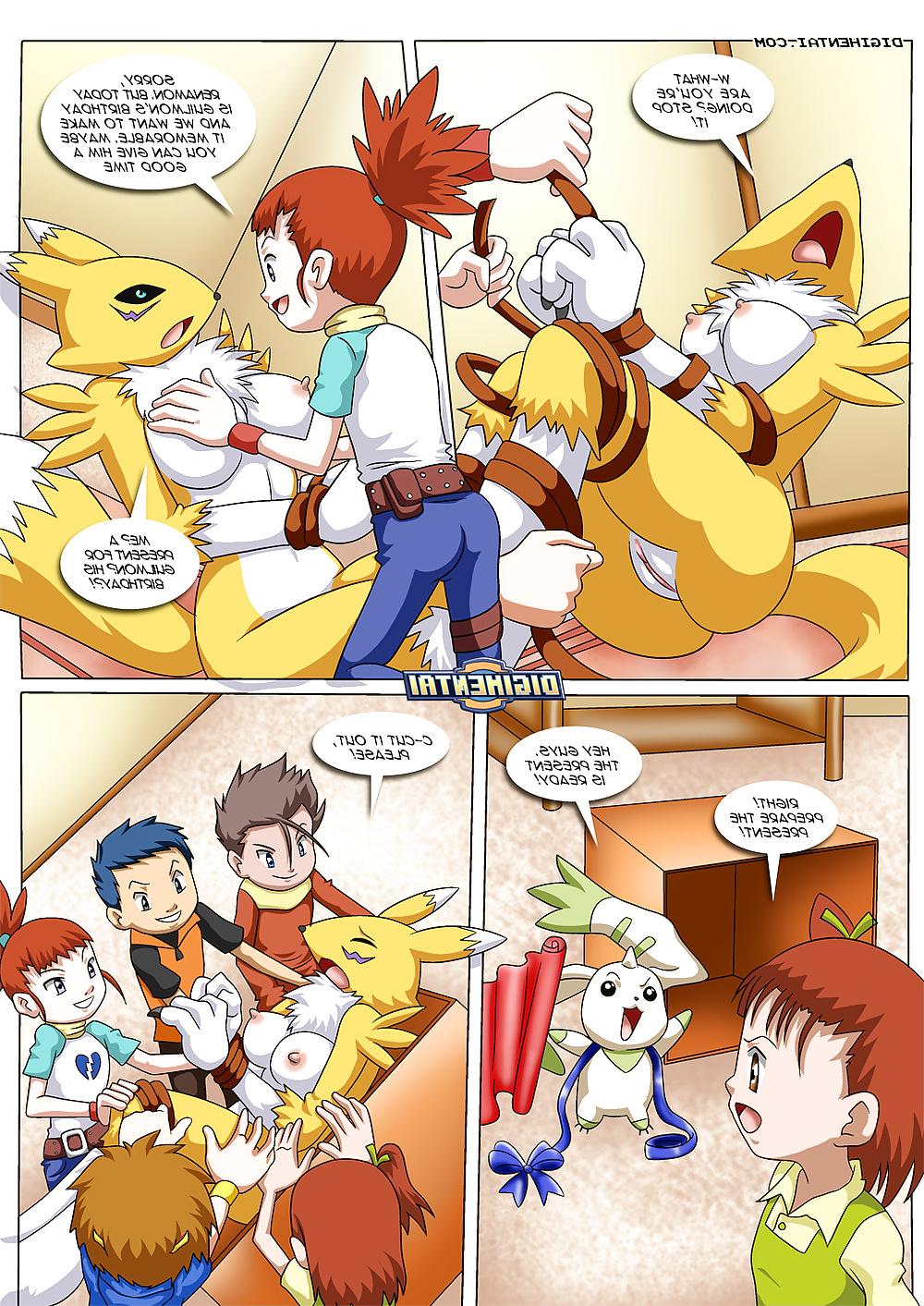 16P Digihentai-Guilmon Birthday Surprise