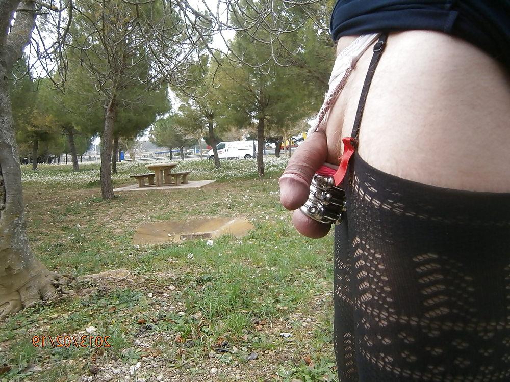 11P Public exhibition sexe outdoor cock