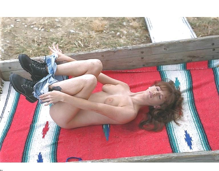 25P Farm girl gets nude
