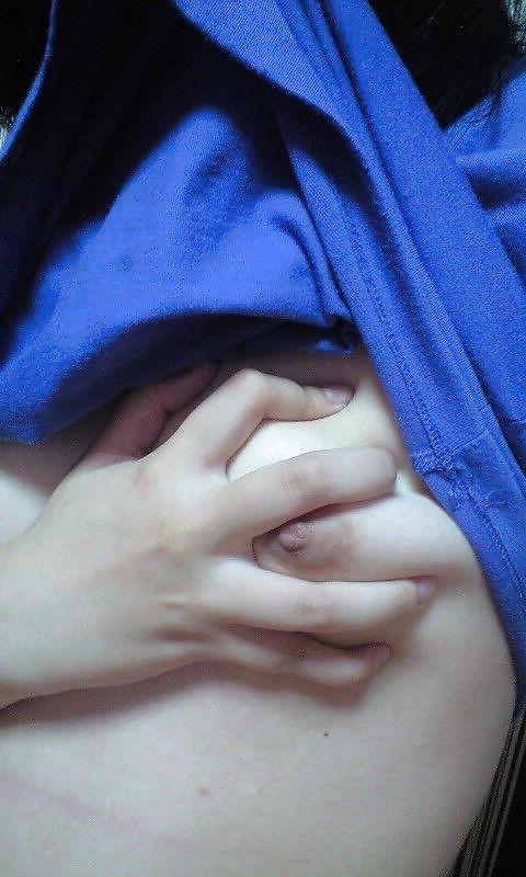 9P Chinese college girl showing boobs