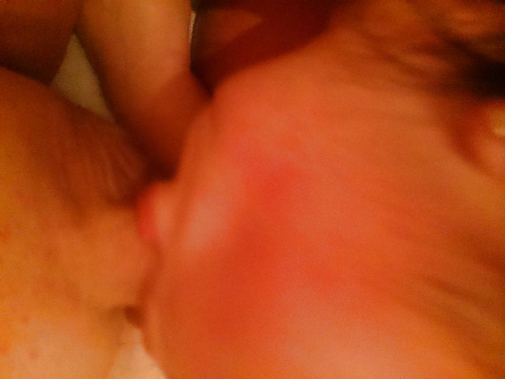 5P Alesha sucking and showing her tight pussy and ass 