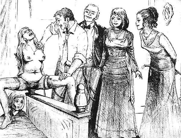 14P Classic BDSM Art - Getting Her Ready