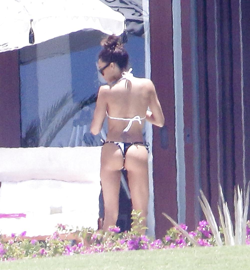 12P Naya Rivera Thong Bikini