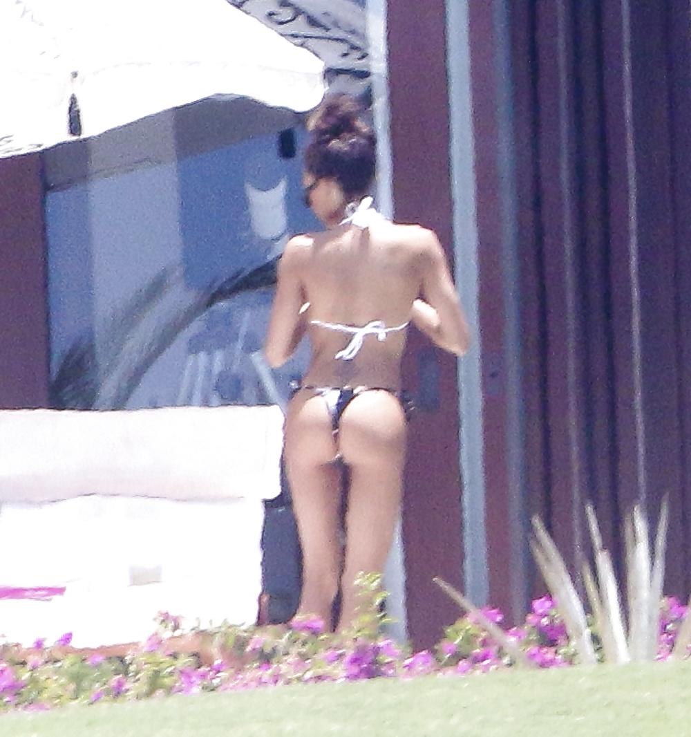 12P Naya Rivera Thong Bikini
