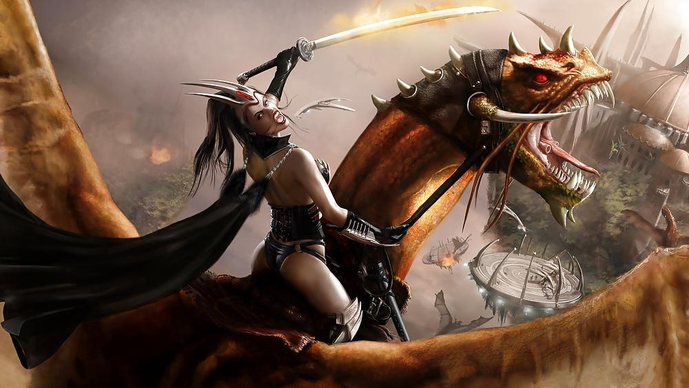 10P Fantasy Warrior Women 2