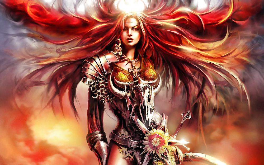 10P Fantasy Warrior Women 2