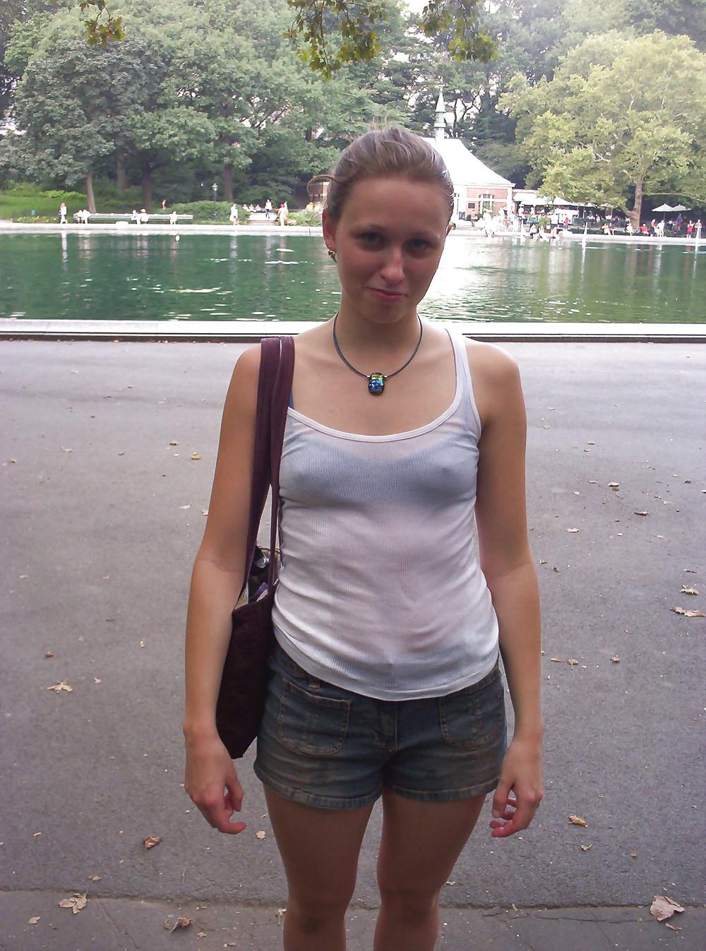 25P See through blouse, amateurs, tits, nipples